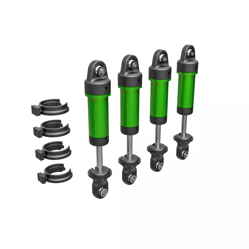 GTM Aluminum Shocks w/o Springs, Green